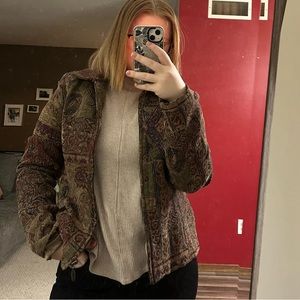 Christopher & Banks quilted jacket size L